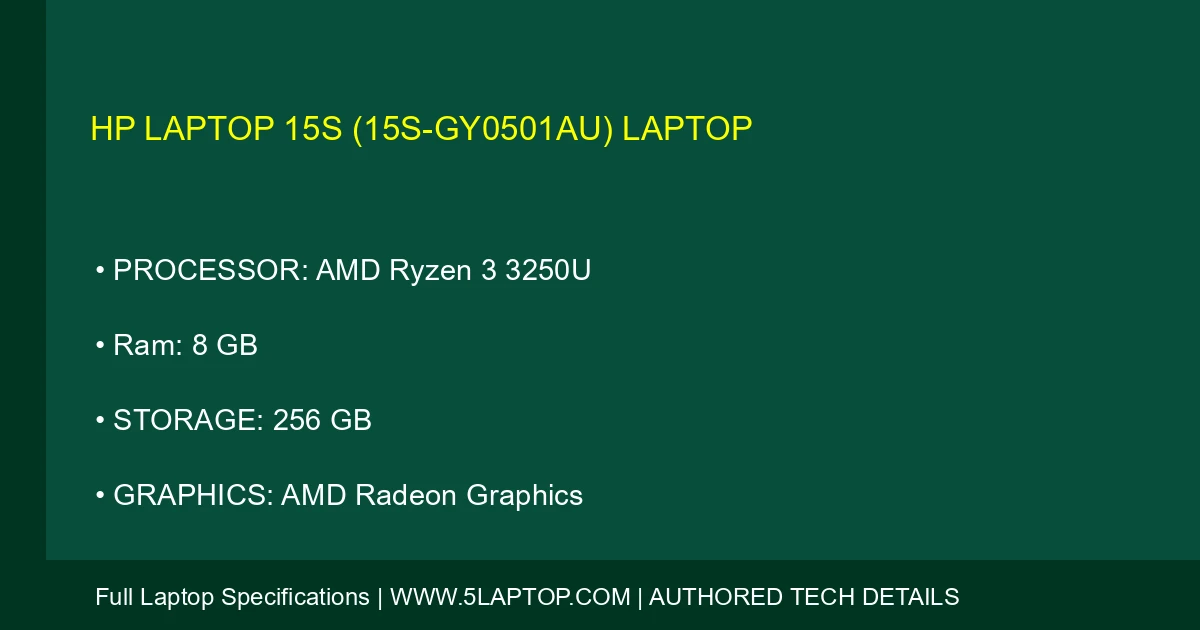 HP Laptop 15s (15s-gy0501au) Laptop