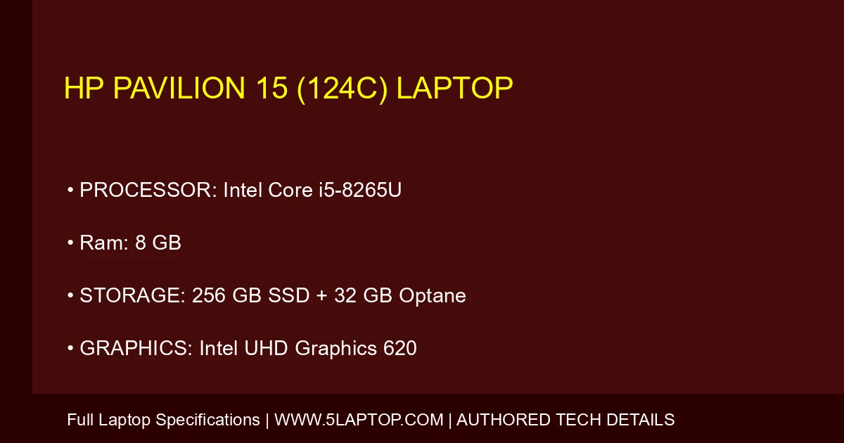 HP Pavilion 15 (124C) Laptop