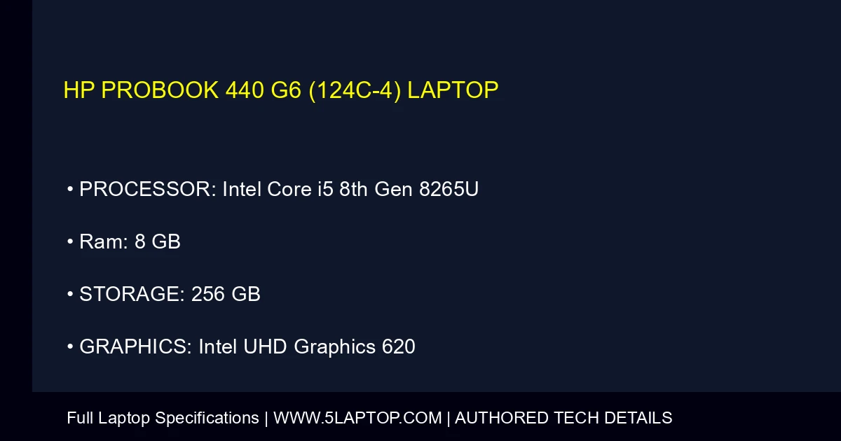 HP ProBook 440 G6 (124C-4) Laptop