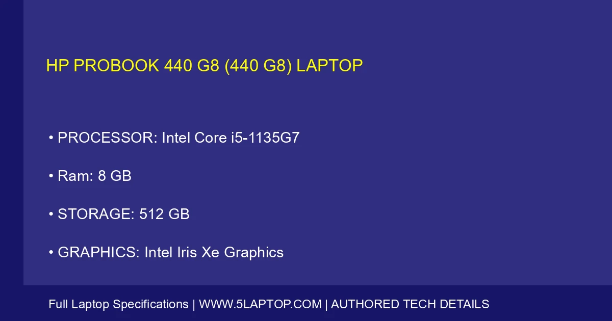 HP ProBook 440 G8 (440 G8) Laptop