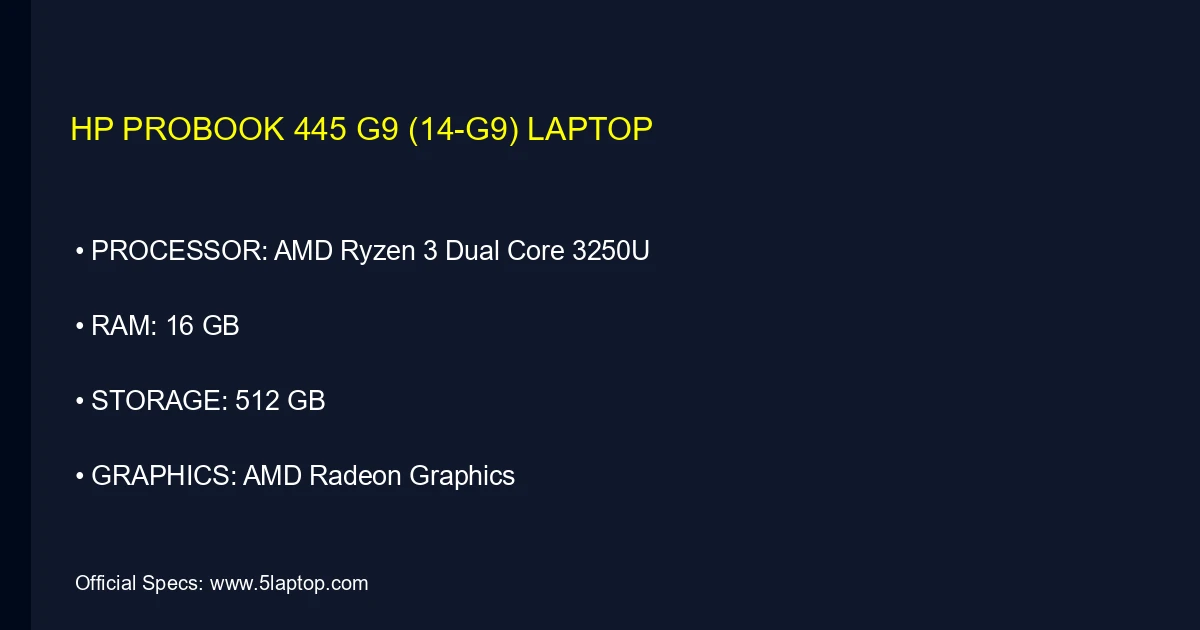 HP ProBook 445 G9 (14-g9) Laptop