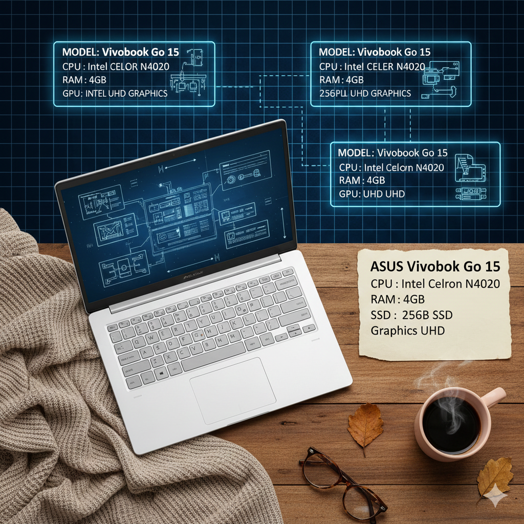 ASUS Vivobook Go 15 (E510MA-EJ001W) Laptop 