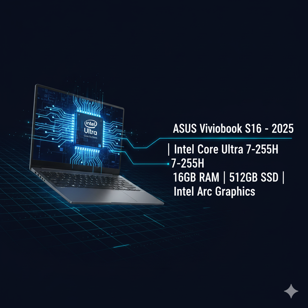 ASUS Vivobook S16 -2025 (S3607CA-SH077WS) Laptop 