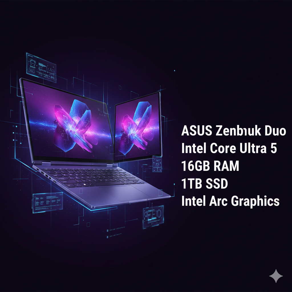 ASUS Zenbook Duo OLED  (UX8406MA-QL551WS) Laptop 