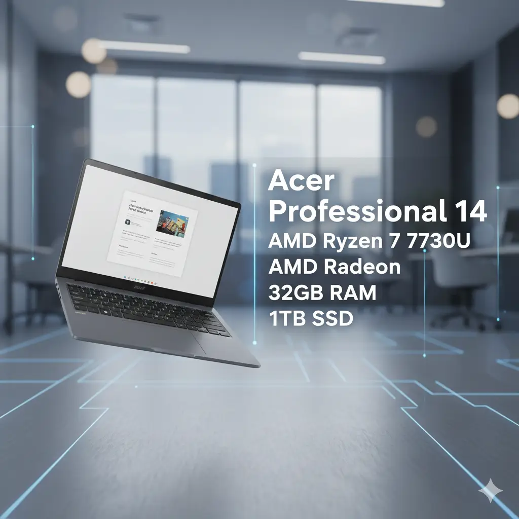 Acer Professional 14 TravelLite (TL14-42M) Business Laptop