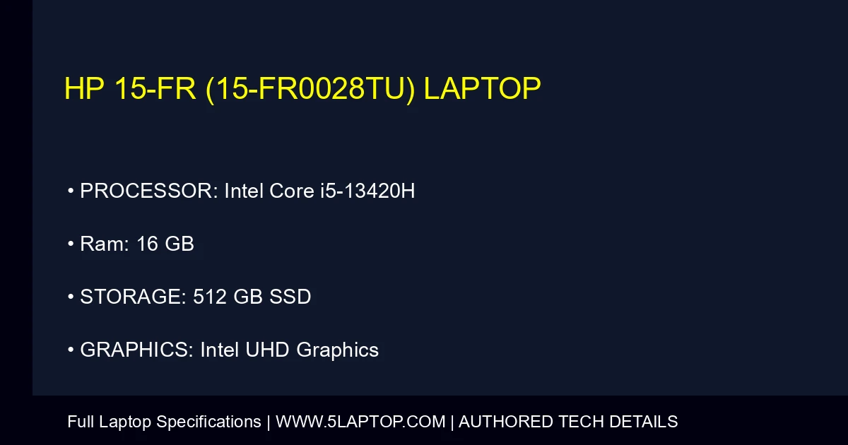 HP 15-fr (15-fr0028tu) Laptop
