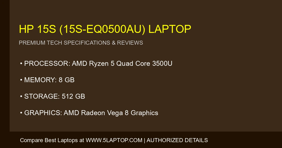 HP 15s (15s-eq0500au) Laptop