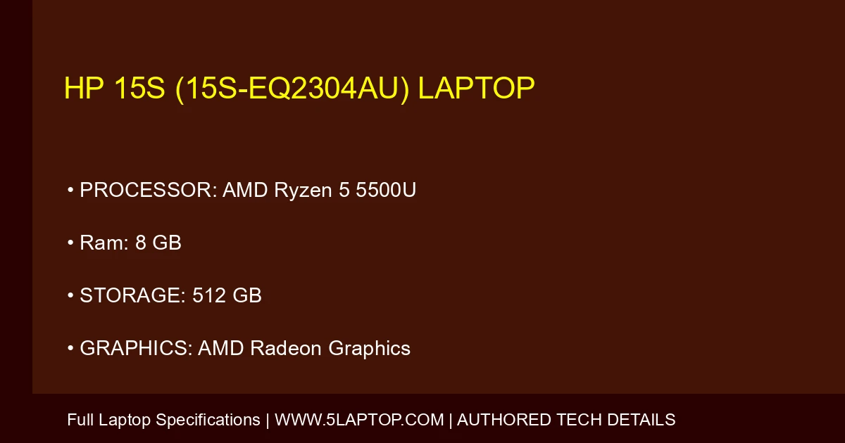HP 15s (15s-eq2304au) Laptop