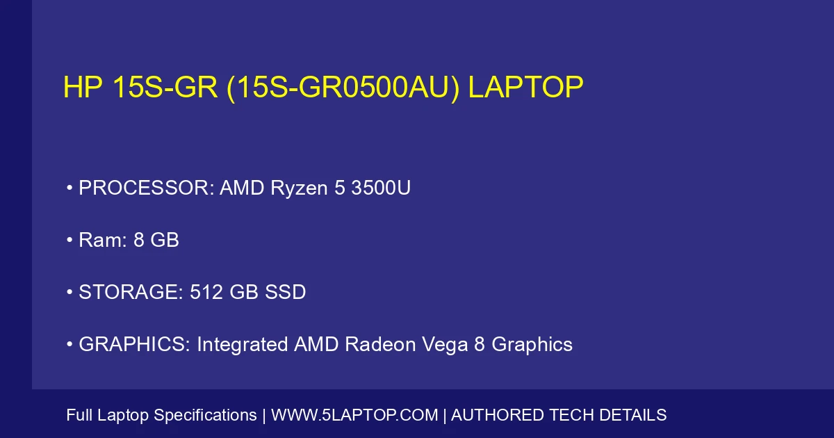 HP 15s-gr (15s-gr0500au) Laptop