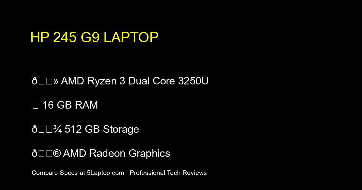 HP 245 G9 Laptop