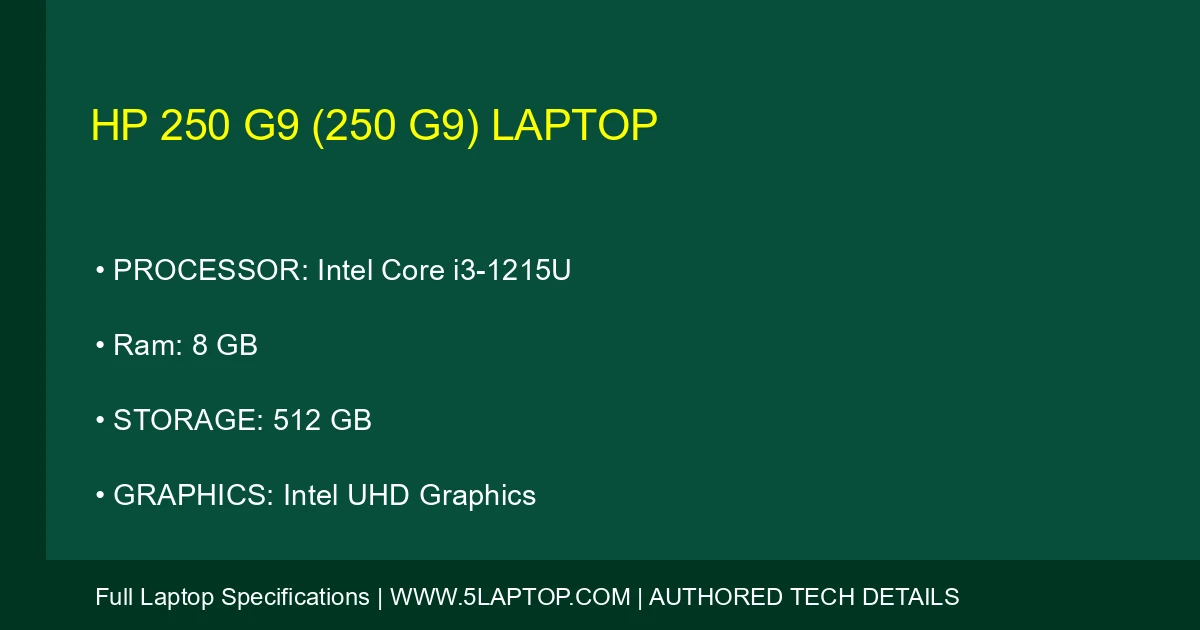 HP 250 G9 (250 G9) Laptop