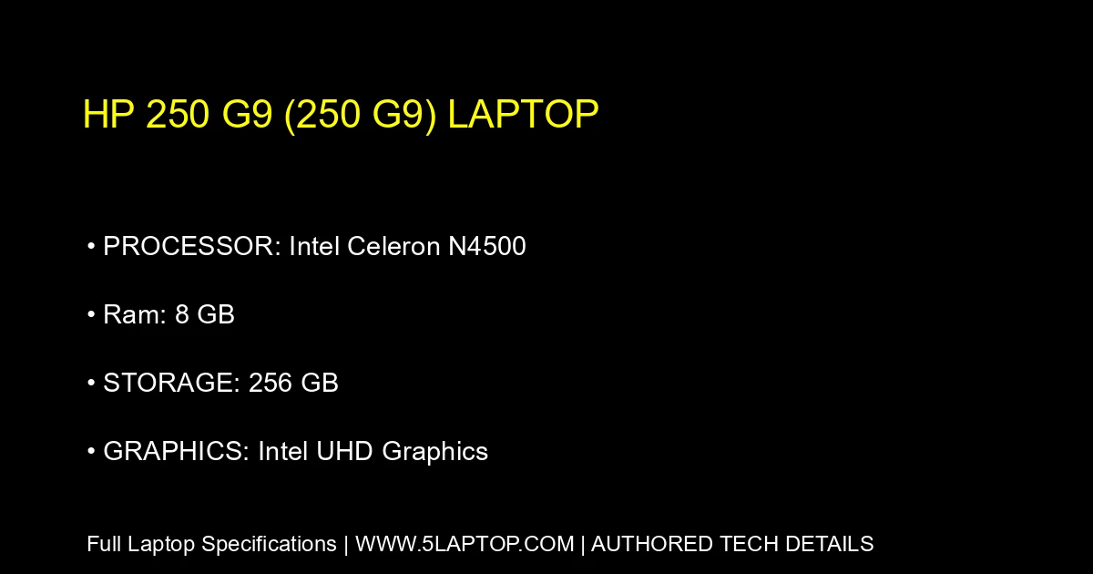 HP 250 G9 (250 G9) Laptop