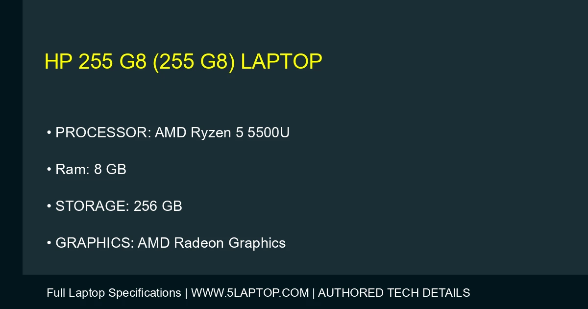 HP 255 G8 (255 G8) Laptop
