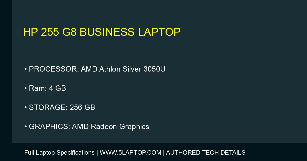 HP 255 G8 Business Laptop