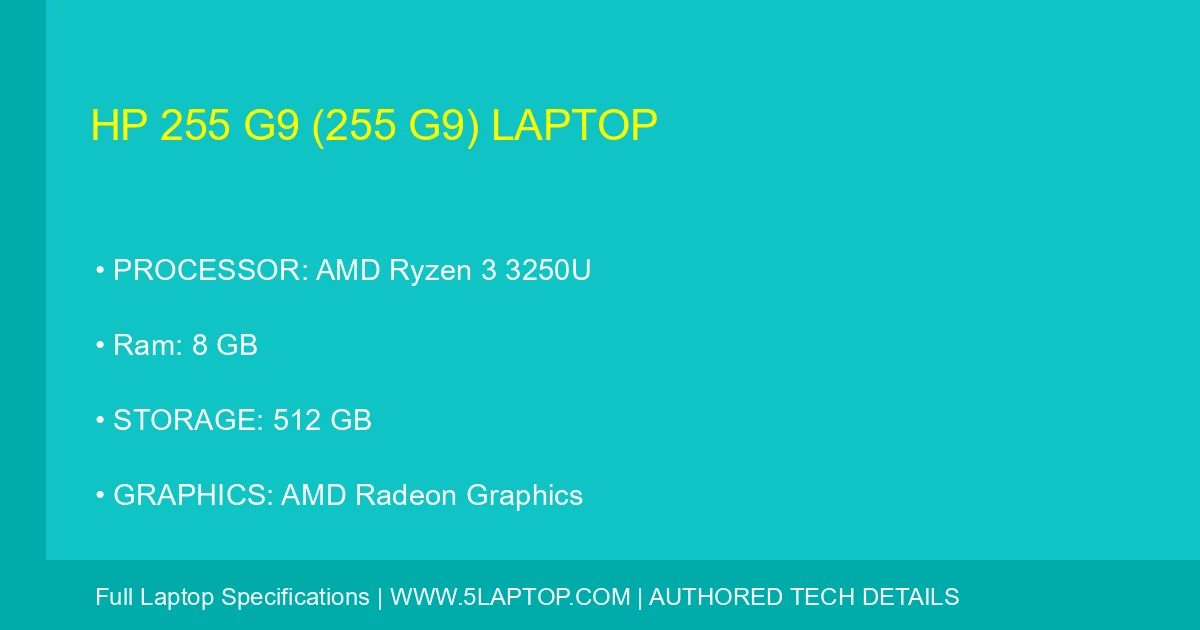 HP 255 G9 (255 G9) Laptop