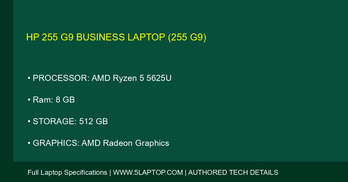 HP 255 G9 Business Laptop (255 G9)