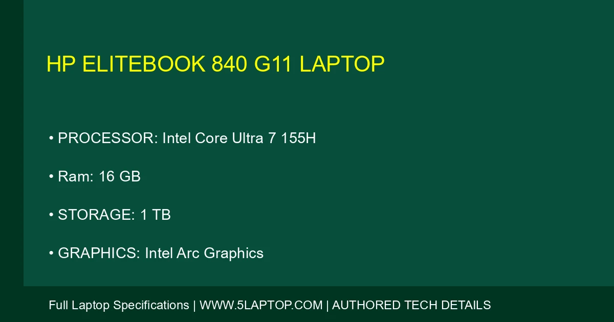 HP EliteBook 840 G11 Laptop