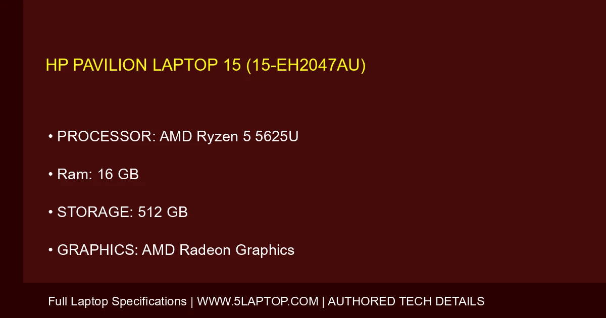 HP Pavilion Laptop 15 (15-eh2047au)