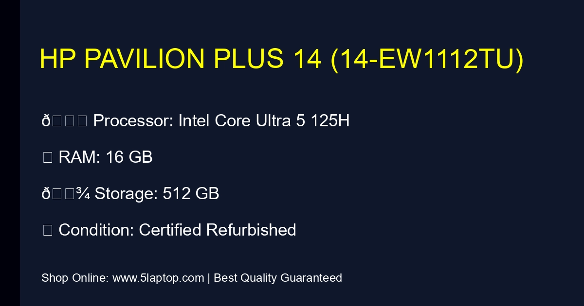 HP Pavilion Plus 14 (14-ew1112tu)