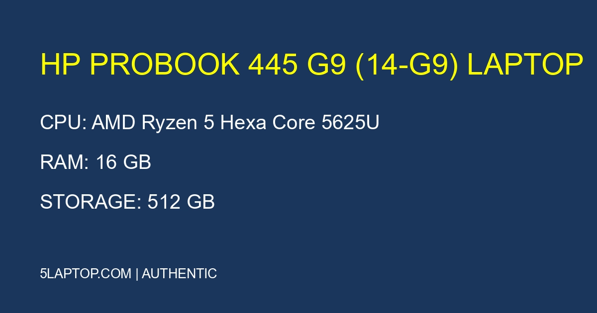 HP ProBook 445 G9 (14-g9) Laptop