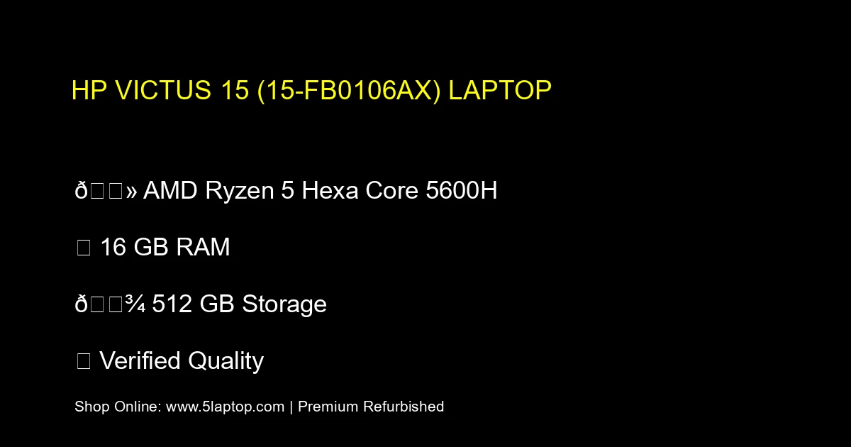HP Victus 15 (15-fb0106ax) Laptop